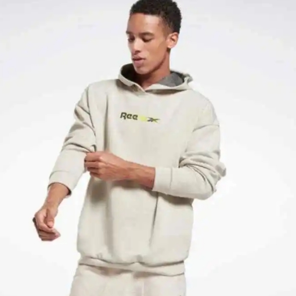 NWT Reebok MYT Hoodie Pullover Men's Size Medium Adjustable Hood & Side Pockets